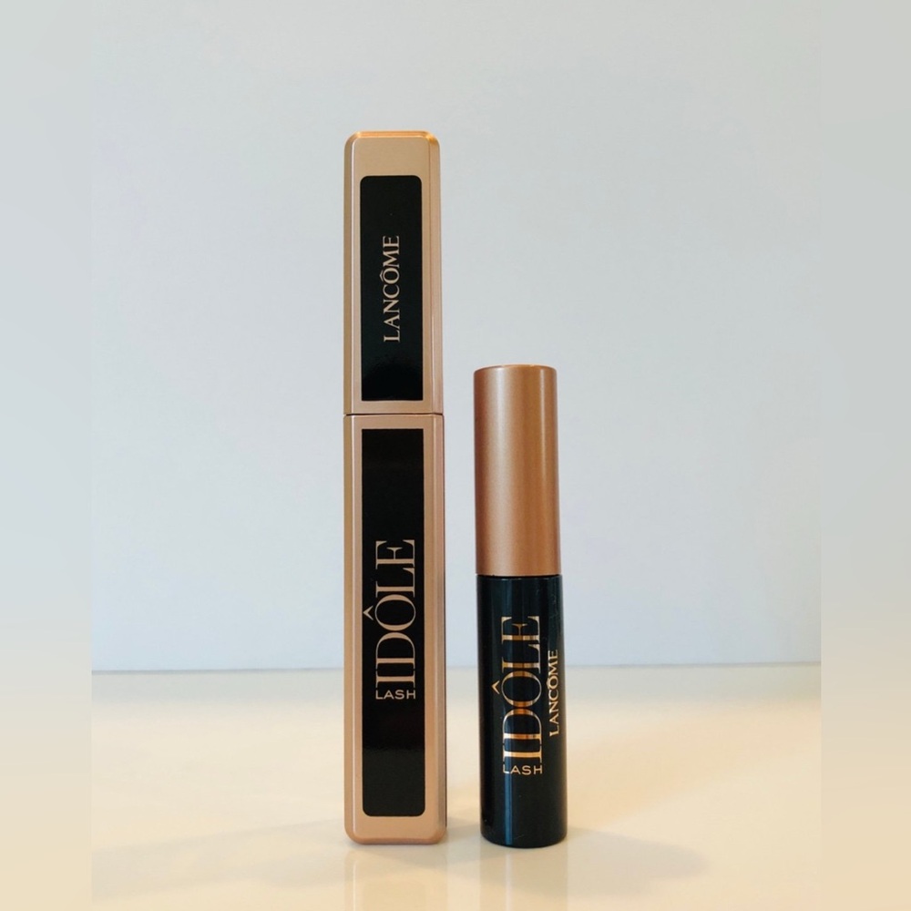 2-Pc Lancôme Idôle Lash Lifting & Volumizing Mascara Set, Full & Travel Size,NEW